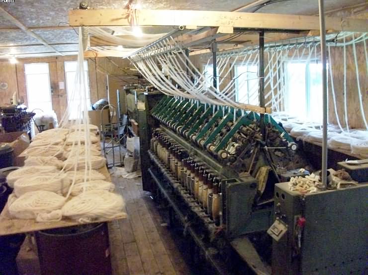 Worsted & Semi-Worsted Cottage Spinning Mill, consisting of: